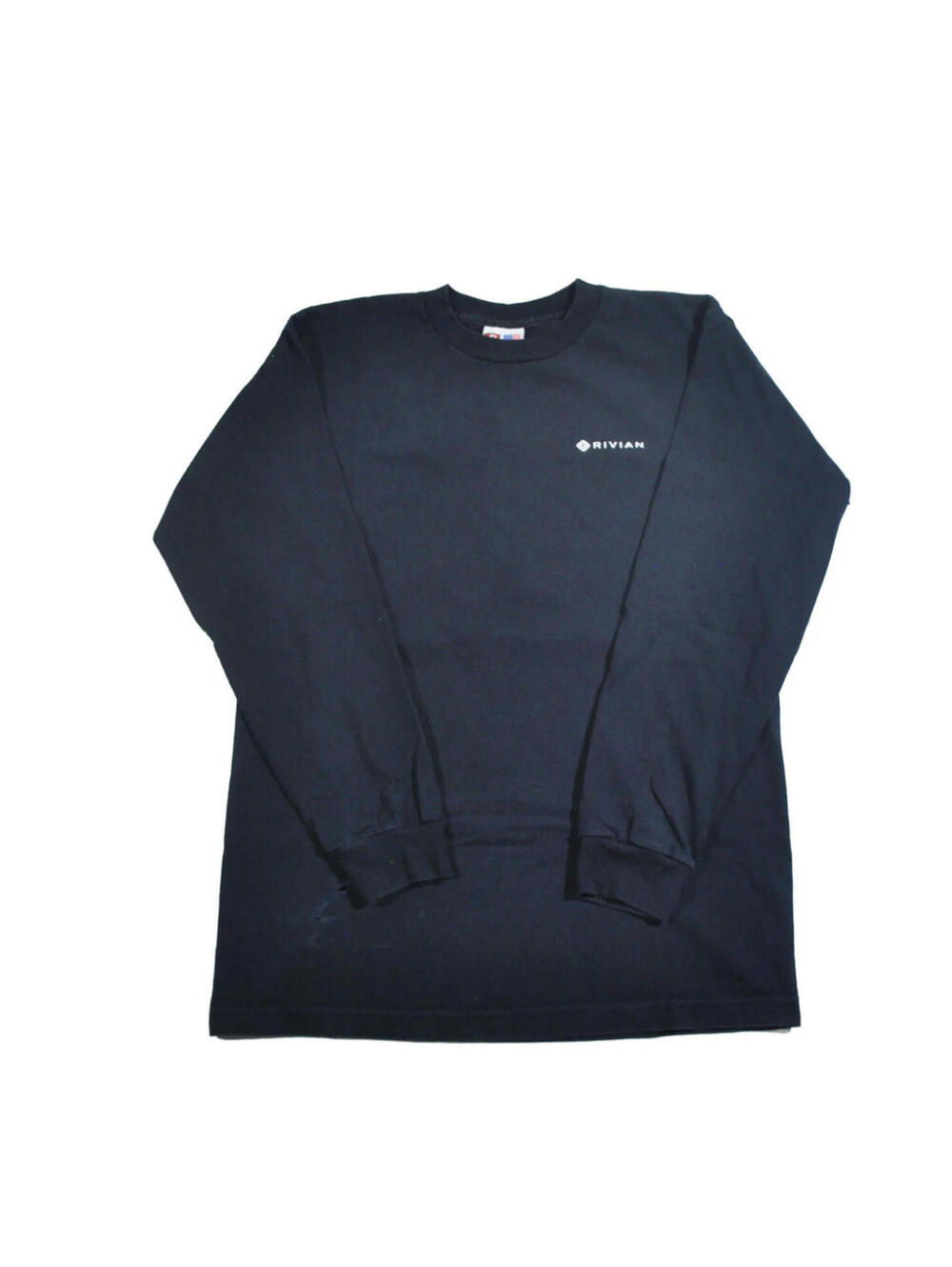 Rivian Electric Car Truck Blue Long Sleeve Shirt Size Medium